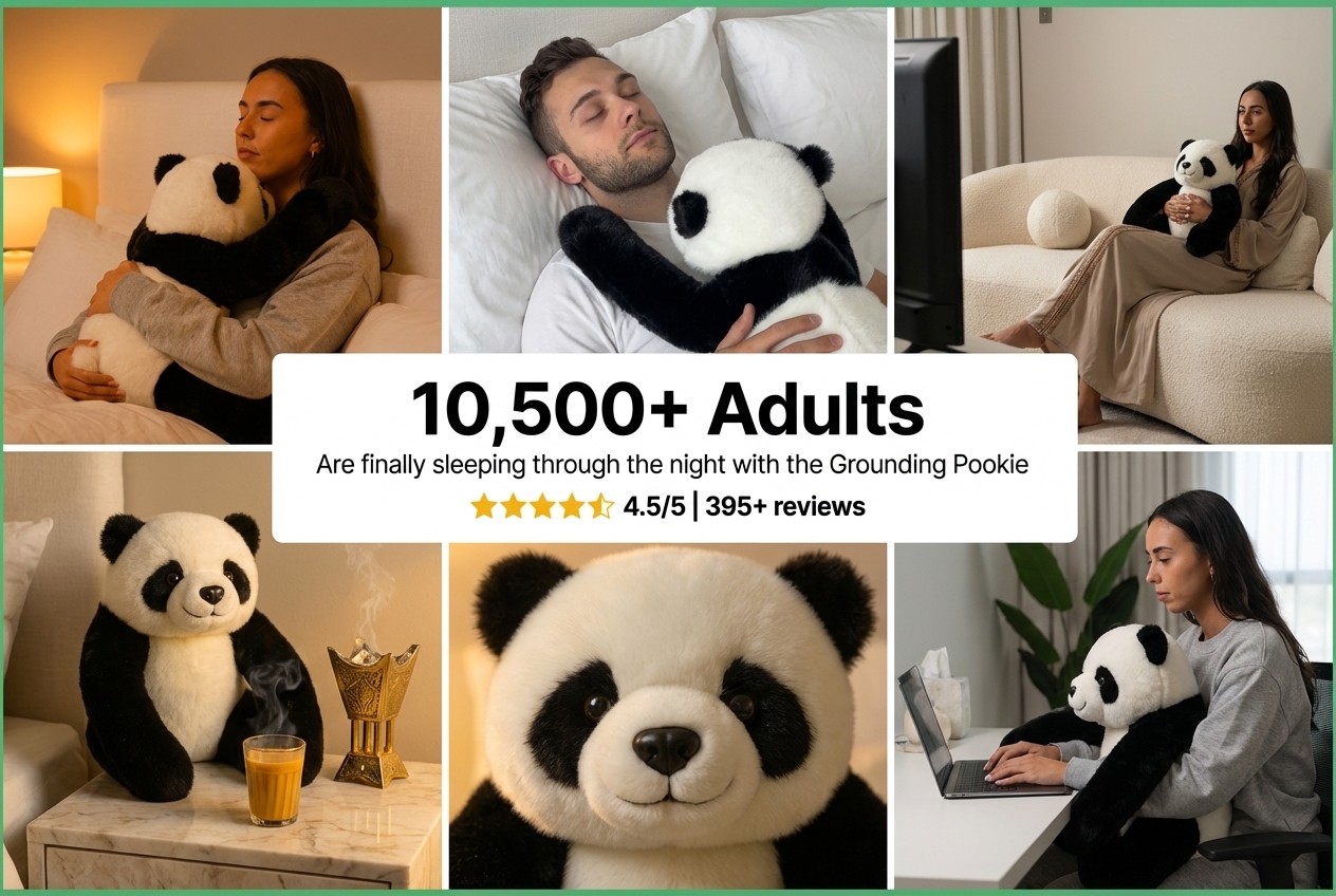 10,500+ adults sleeping through the night with the Grounding Pookie